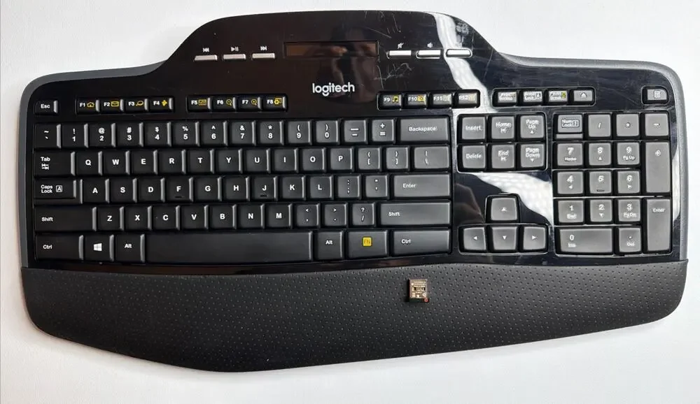 Logitech MK700/MK710 Wireless Keyboard Ergonomic With USB Dongle Tested Works